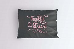 Thankful and Blessed SVG DXF PNG EPS Product Image 2