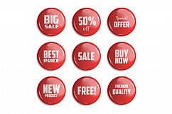 Sale Badges. 3 Colors Product Image 4