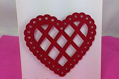 Lattice Heart SVG DXF PNG Product Image 2