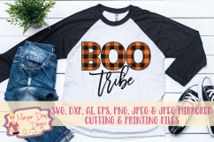 Plaid Boo Tribe SVG, DXF, AI, EPS, PNG, JPEG Product Image 1