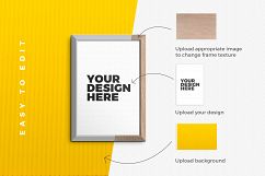 5 Poster Frame Mock-ups | 70% OFF Product Image 8