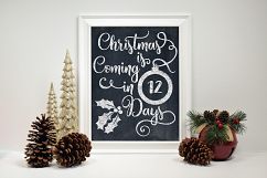 Christmas Countdown SVG Cut File - Christmas Ornament SVG Product Image 3