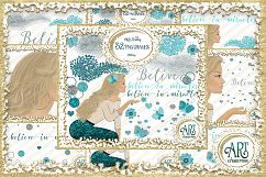 Fairy Clipart HUGE SET -32 PNG and 18 Digital papers BUNDLE Product Image 3