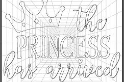 The Princess Has Arrived SVG - Princess Crown SVG file Product Image 3