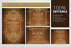 Wedding Invitation Cards Pack Product Image 1