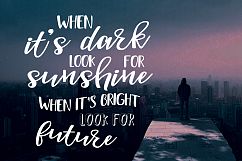 Glamorous Silhouette Font Product Image 5