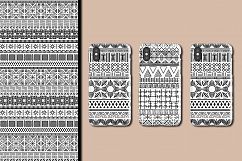 Black and White Ethnic Seamless Product Image 4