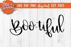 Boo-tiful - Hand Lettered SVG DXF PNG Digital Cut File Product Image 1
