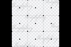16 Seamless Black Minimalist Dot Overlay Transparent Papers Product Image 9