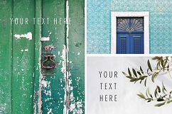 Summer stock photos, Lisbon green, tiles, texture, plants + patterns Product Image 4