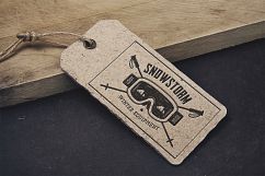 Set of vintage winter sports emblems Product Image 7