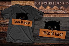 SVG Owl, Owl Silhouette SVG, Silhouette Owl, Halloween Product Image 1