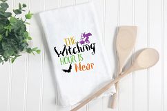 The Witching Hour is Near SVG Cut File - Halloween SVG DXF Product Image 2