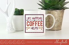 Life is too short for bad coffee SVG Cut File / DXF / PNG Product Image 11