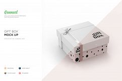 Large Carton Gift Box Mockup Product Image 2