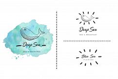 Hand drawn feminine premade logo v02 Product Image 3