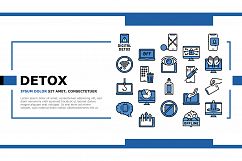 Digital Device Detox Landing Header Vector Product Image 1