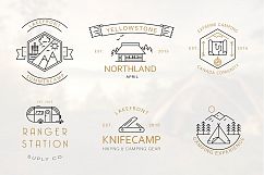 Iconic Camping Logo Badges Product Image 1