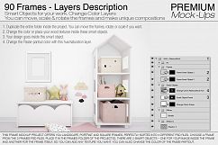Kids Room &amp; Frame Mockups Product Image 16