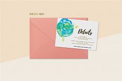 Floral Wedding Invitation Set Product Image 7