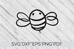 Bee SVG Cutting File  Product Image 4