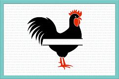 Rooster svg, Chicken SVG, Rooster monogram svg, SVG file Product Image 4