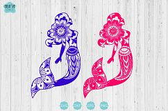 Mandala Mermaid Svg, Mermaids Svg Product Image 1