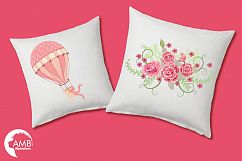      Hot Air Balloons, graphic, illustration, clipart AMB-1231  Product Image 5