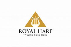 Music Harp Logo Template Product Image 1
