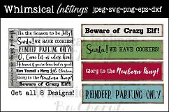 Merry Little Christmas SVG Sign Bundle Product Image 1