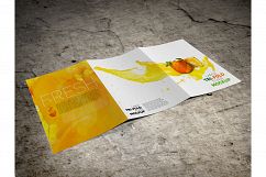 Large Trifold Brochure Mockup Product Image 2