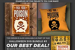 Halloween Svg files - Pick Your Poison Svg File - 4042 Product Image 2