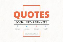Quotes Social Media Banners Product Image 1