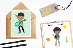 Boy Rock Band  graphics and illustrations Product Image 4