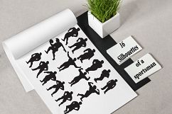 Set of 46 people silhouettes Product Image 4