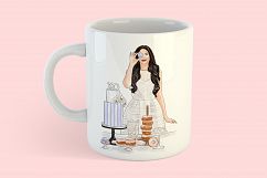 Fashion illustration - Baker Girl - Light Skin Product Image 7