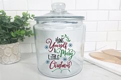 Have Yourself a Merry Little Christmas SVG Cut Files - DXF Product Image 9