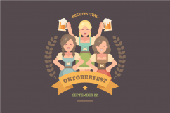 Oktoberfest beer festival characters Product Image 6