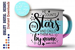 He counts the stars and calls them all by name Psalm 147 Product Image 1