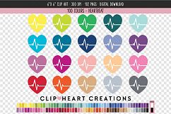Heartbeat Icon Clip Art - 100 Clip Art Graphics Product Image 1