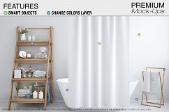 Bath Curtain Mockups Product Image 12