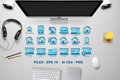 30 real estate icons set Product Image 3