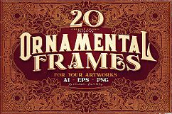 20 Ornamental Vintage Frames Product Image 1
