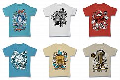  Cartoon Vector #2 Tshirt Design Bundle Product Image 21