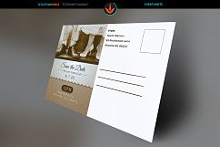 Retro Wedding Invite Template Product Image 4