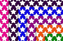 Color Stars, Digital Scrapbook Paper, Stars Patterned, Stars Product Image 5