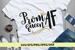 Prom Queen - Graduation SVG EPS DXF PNG Cutting Files Product Image 1