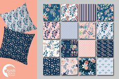 Moonlight Florals patterns, Floral papers AMB-1836 Product Image 3