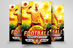 Football Championship Match Flyer Template Product Image 1
