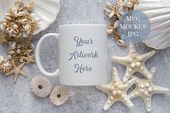 Mug Mockup - Summer shells Product Image 1